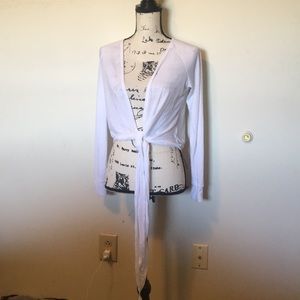 Nike White Cardigan Size Small